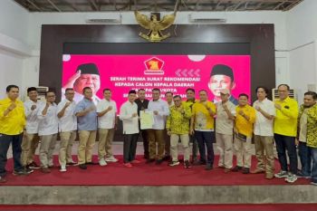 DPP Gerindra rekomendasikan Fairid Naparin dan Achmad Zaini di Pilwalkot Palangka Raya
