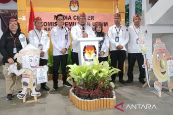 KPU Bartim terima pendaftaran dua paslon peserta pilkada