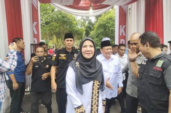 Pasangan Eva-Deddy daftar ke KPU Kota Bandarlampung, didukung 9 parpol