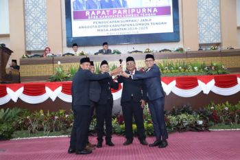 Sebanyak 50 anggota DPRD Lombok Tengah resmi dilantik