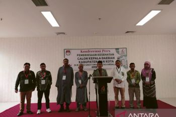 Pasangan calon Bupati-Wakil Bupati Agam mulai jalankan tes kesehatan di RS Unand