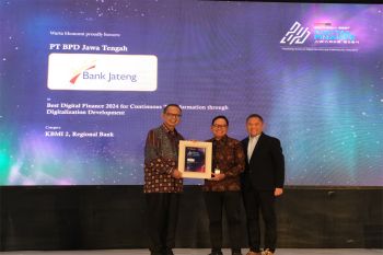 Bank Jateng raih penghargaan pada ajang Indonesia Best Digital Finance Award 2024