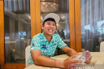 Pegolf Indonesia Peter Gunawan sempat patah semangat