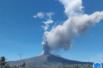 Badan Geologi: Gempa Tektonik lokal pengaruhi letusan Gunung Lewotobi