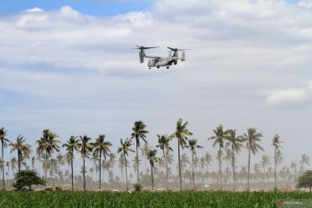 Pesawat Bell Boeing V-22 Osprey latihan Mobile Udara