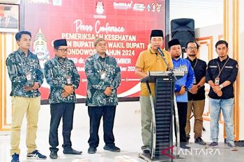 KPU Bondowoso: Dua bakal paslon Pilkada 2024 lolos tes kesehatan