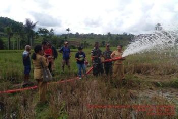 Distan Matim berharap poktan gunakan bantuan pompa air secara baik