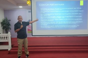 Wartawan ANTARA jadi pemateri pelatihan jurnalistik KPI Sungai Pakning