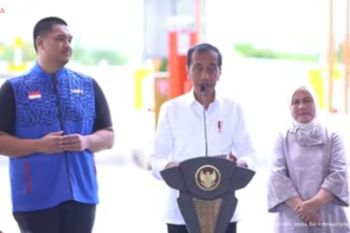 Jokowi resmikan empat ruas Jalan Tol Sigli-Banda Aceh