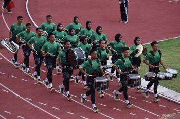 Drum band - Yogyakarta sabet dua medali emas dari dua nomor