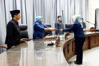 Fraksi Demokrat DPRD Barut sampaikan pandangan umum fraksi