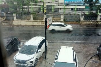 Sabtu, BMKG prakirakan cuaca Palembang dan sebagian besar Indonesia hujan ringan