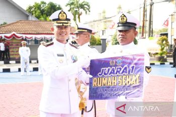 Lanal Banjarmasin jaga pertahanan perairan Kalsel-teng kawal IKN Nusantara