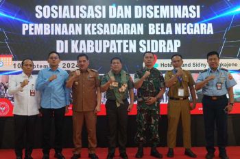 Kemenhan mengapresiasi Pemkab Sidrap Sulsel dalam pembinaan bela negara
