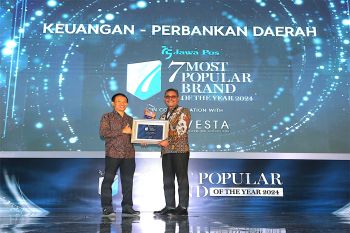 Bank Jateng raih penghargaan 7 Most Popular Branf of The Year 2024