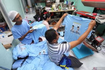 Usaha sablon kaos jelang Pilkada