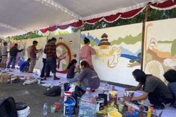 KPU Bali  buat lomba mural berisi keinginan ke calon pemimpin