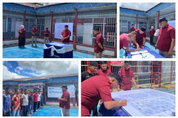 WBP Lapas Kelas III Alahan Panjang laksanakan komitmen bersama