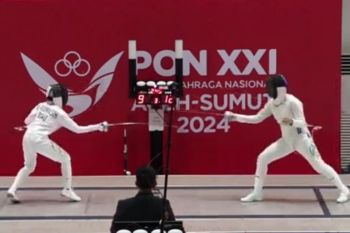 Anggar - Riau gagal raih emas di kelas degen beregu putri