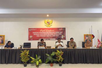 Bawaslu dan KPU Gowa bahas pengundian dan penetapan nomor urut paslon