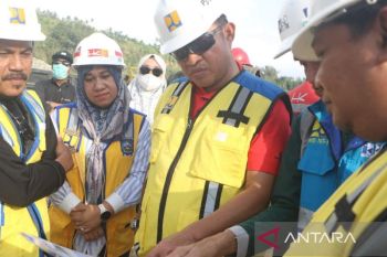 Progres pembangunan Bendungan Meninting di Lombok Barat capai 91,12 persen
