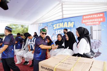 Gubernur Kaltara Mengajak Masyarakat Rutin Berolahraga