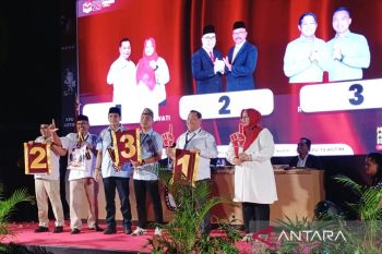 KPU tetapkan nomor urut tiga paslon peserta Pilkada Kotim