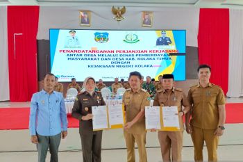 Pemda Koltim dan Kejari Kolaka lakukan MoU terkait Desa