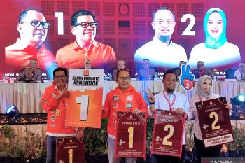 KPU Sulsel tetapkan nomor urut paslon peserta Pilkada 2024
