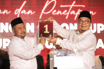 Penetapan nomor urut calon tunggal Pilkada Gresik