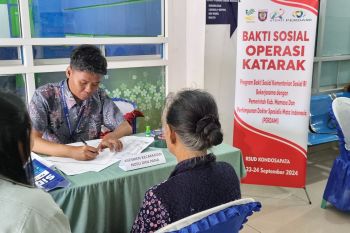 Menggapai  kesembuhan penglihatan lewat operasi katarak gratis Kemensos