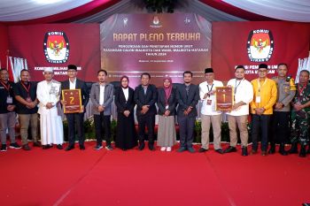 KPU Mataram tetapkan nomor urut pasangan calon pilkada