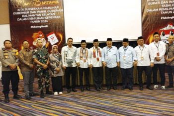 Tiga Paslon pilkada Tabalong ikuti deklarasi kampanye damai
