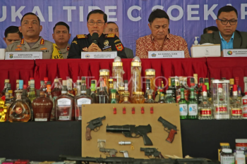 Pemusnahan barang penindakan bea cukai Bandara Soetta