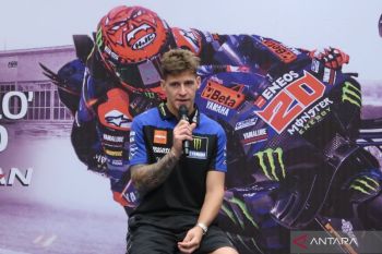 Jelang MotoGP, Pembalap Fabio Quartararo jumpa penggemar di Mataram