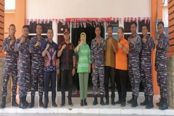 BPBD Sulbar bersama Lanal Mamuju kerja sama penanggulangan bencana