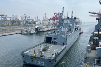 Jerman kerahkan kapal penyapu ranjau Fulda ke Laut Mediterania