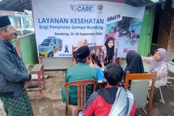 Indonesia CARE-PWI Karawang gelar layanan kesehatan bagi korban gempa