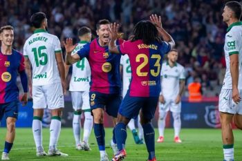 Lewandowski antar Barcelona menang tipis lawan Getafe