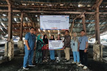 BRINS bayar klaim Rp130 juta kebakaran Pasar Karangkobar