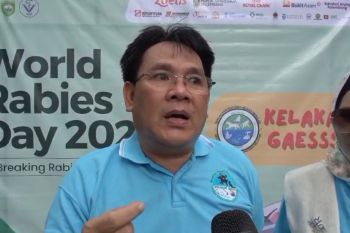 Sumsel sediakan 500 vaksin gratis  peringati Hari Rabies Sedunia