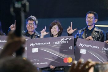 Bank Mandiri relaunching Mandiri MyPertamina Card di MotoGP Mandalika