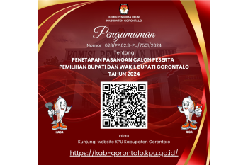 PENGUMUMAN KPU KABUPATEN GORONTALO