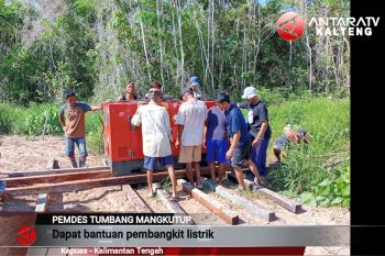 Pemdes Tumbang Mangkutup Kapuas dapat bantuan pembangkit listrik
