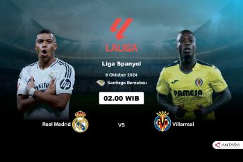 Prediksi Real Madrid vs Villarreal, skor, head to head dan susunan pemain