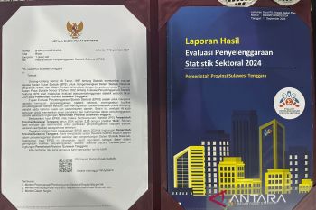 Sultra masuk delapan besar Nasional kelola Data Statistik