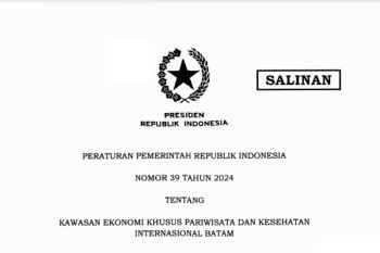 Presiden Joko Widodo tetapkan Batam sebagai KEK Pariwisata dan Kesehatan