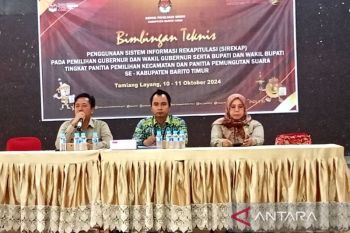 KPU Bartim ingatkan ketelitian rekapitulasi data