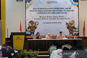 Partai politik dan masyarakat Temanggung deklarasi tolak  politik uang