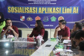 Kemenkumham Lampung manfaatkan aplikasi AI awasi orang asing